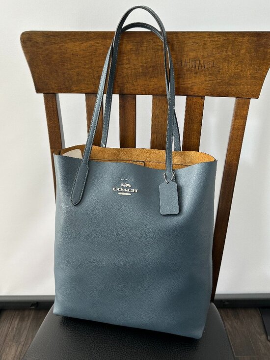 Coach Handbags - Coach Denim Blue/Gray Color Thea Tote Bag #K2339-CP037 *NWT*
